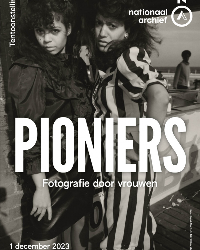 Campagnebeeld tentoonstelling Pioniers - Fotografie door vrouwen
