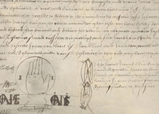 Extract van testament van Maria van Snellenberch, gepasseerd voor notaris Johannis Johannisz. 