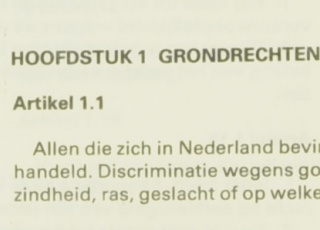 Artikel 1 van de grondwet van 1983.