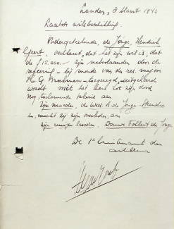 Testament De Jonge, opgemaakt in Londen, 1943 