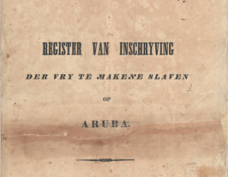 Aruba: Emancipatieregister 1863