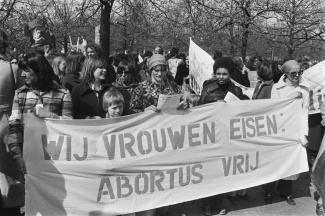 Demonstreren Voor Recht Op Abortus (1977) | Nationaal Archief