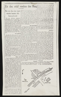 Verslag van de strijd om Villa Dorrepaal (1940).