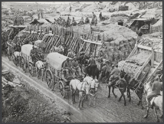 Bevoorrading van stellingen